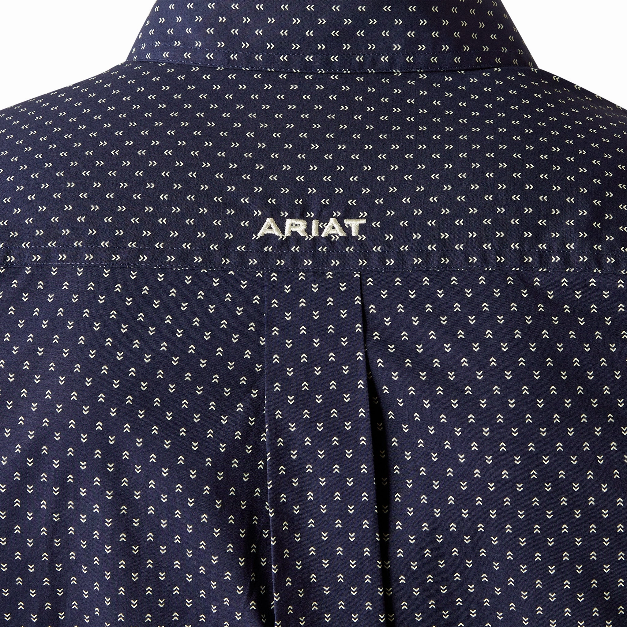 Ariat Navy Dot Print Button Down Shirt Urban Fashion