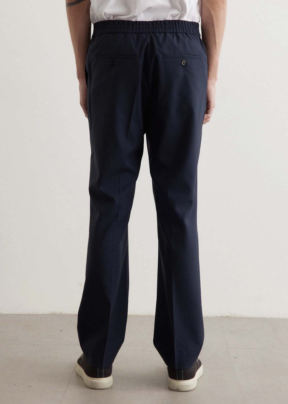 Elasticated Waist Pants OrganicCottonBlend Active Stretch