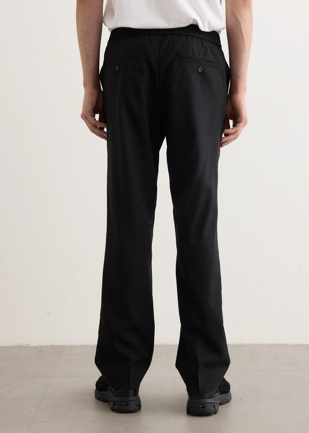 Elasticated Waist Pants TaperedLeg