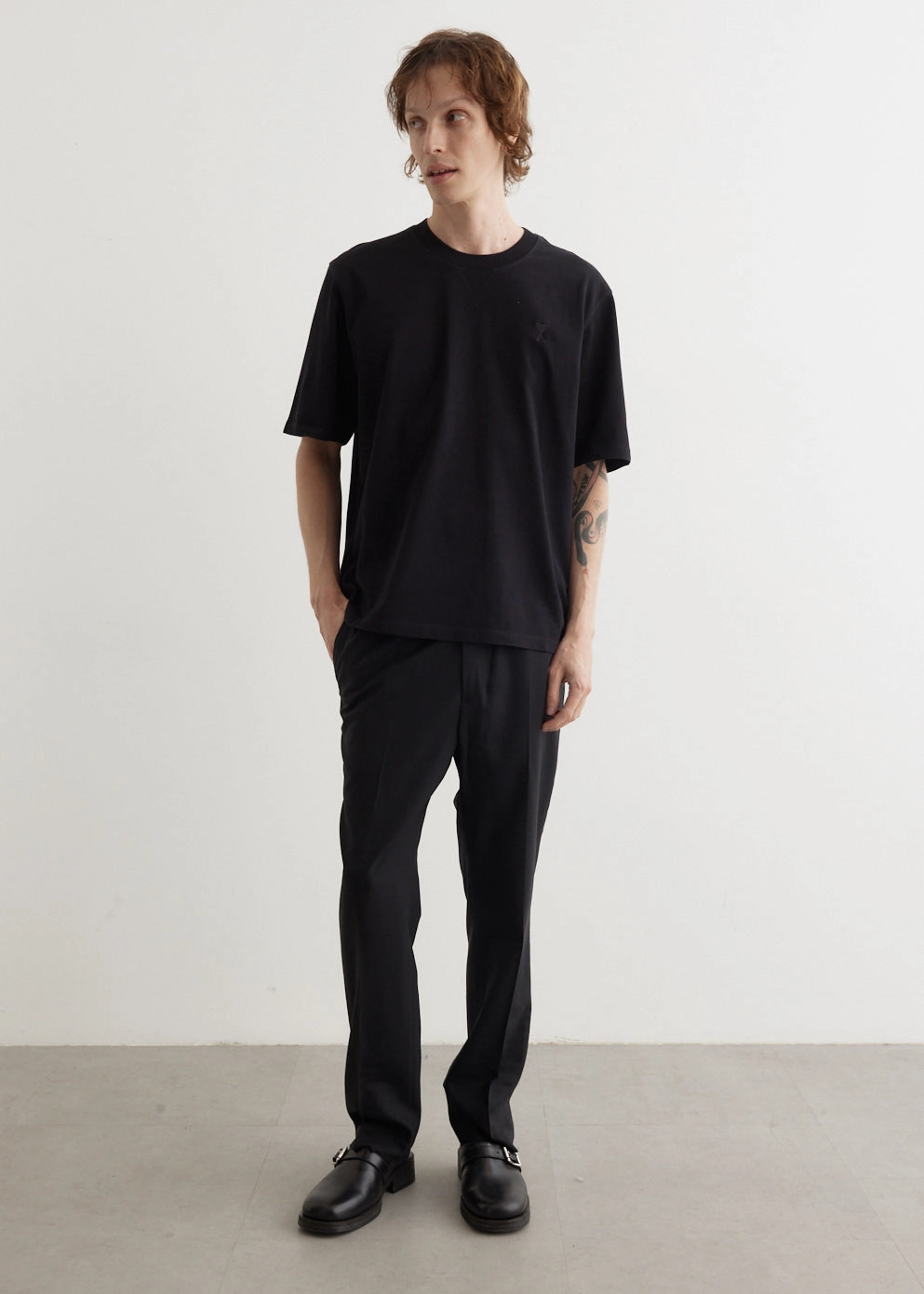 Stretch Material Elasticated Waist Pants