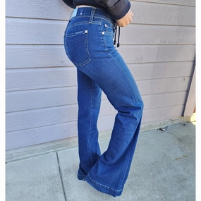 Sleek Waist Comfy Silhouette 7 For All Mankind Women's Dojo B(Air) INR Jean