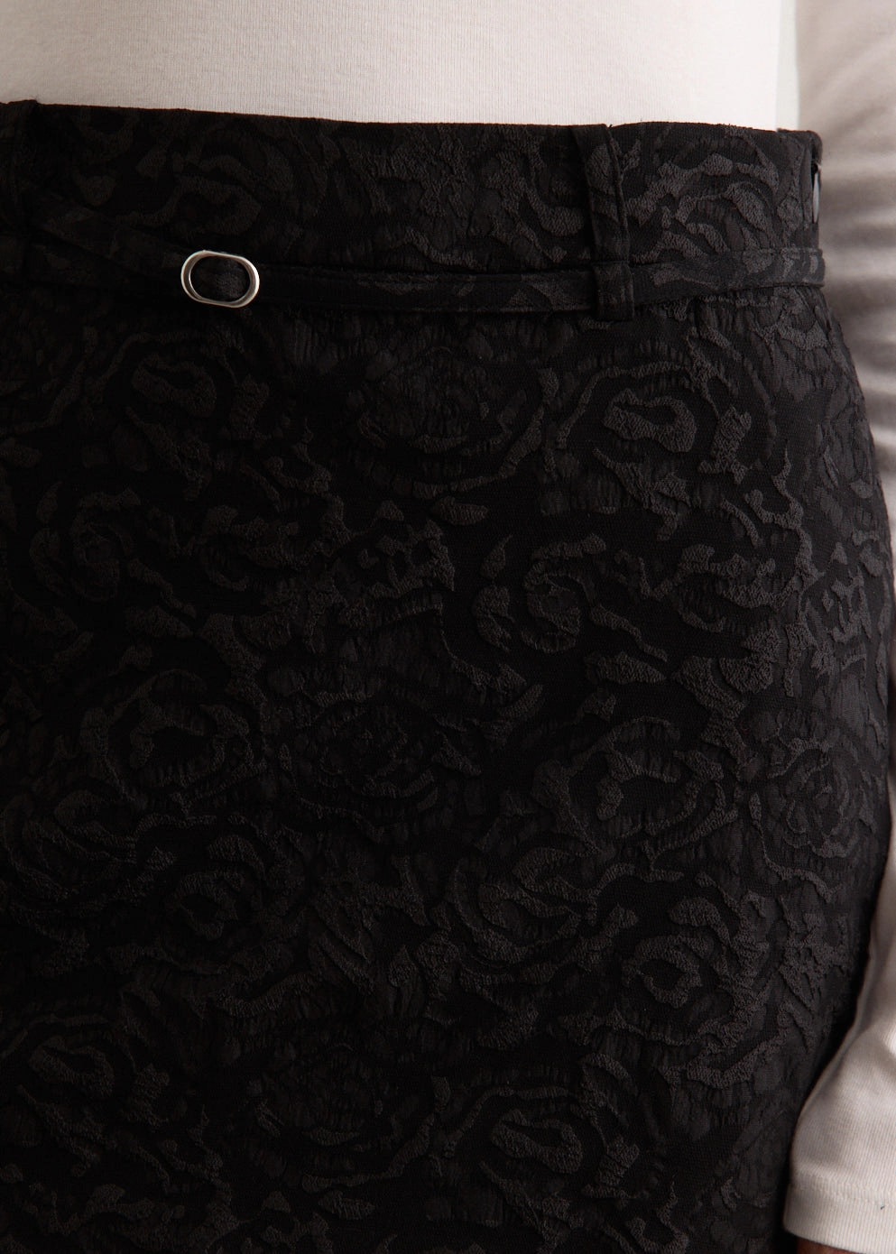 Elixir Belted Mini Skirt Signature Line Vibrant color