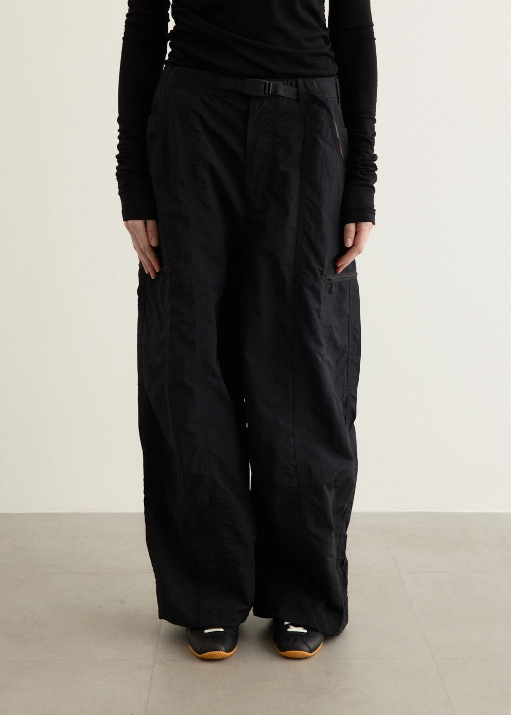 Sustainable Material Blend Seamless Comfort Loose Balloon Pants