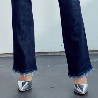 KanCan High Rise Boot Cut Jean Gym Ready Slim Teen Outfit Travel Outfit Student Outfit Lightweight