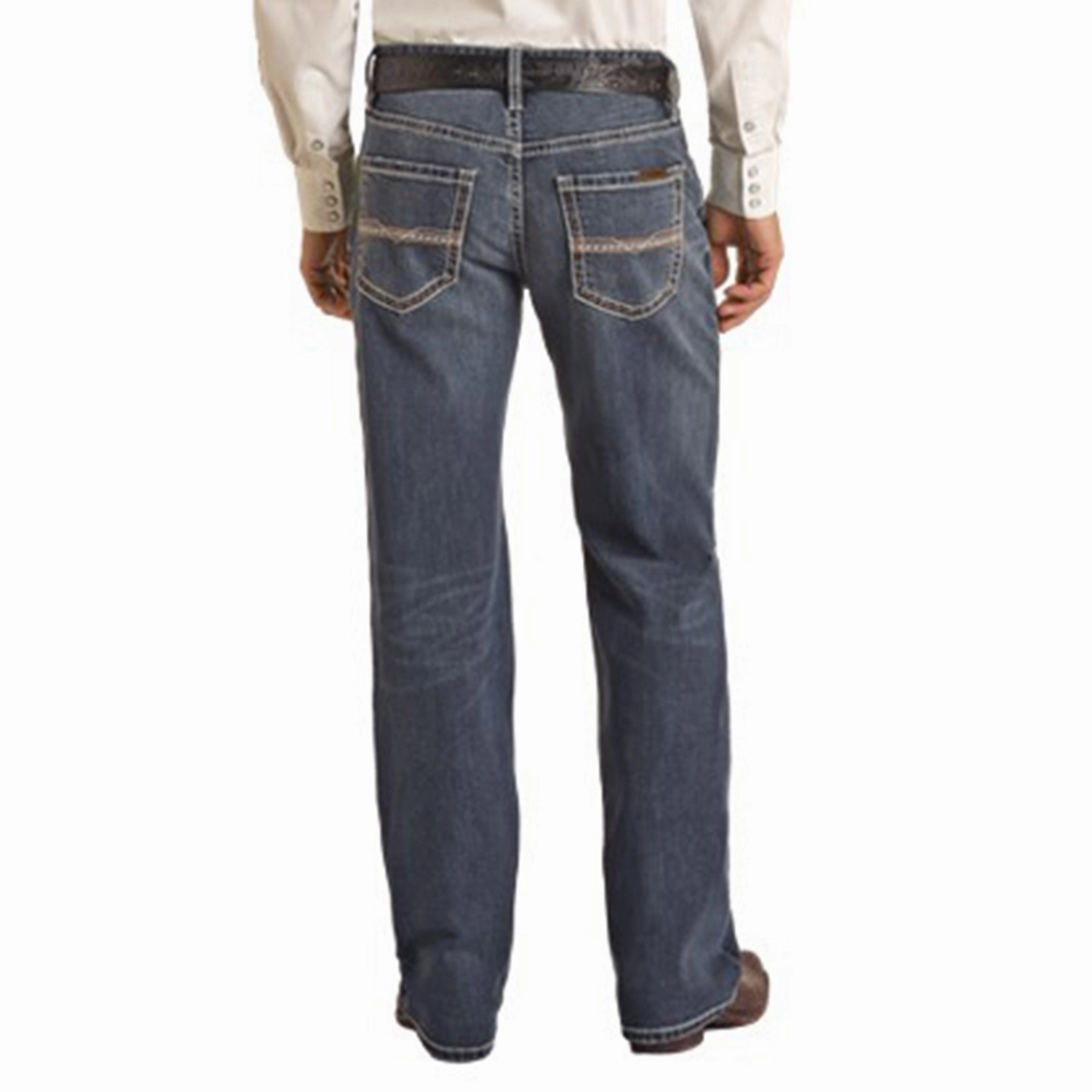 Classic Wear Morning Stroll Rock & Roll Men's Dark Vintage Double Barrel Jean