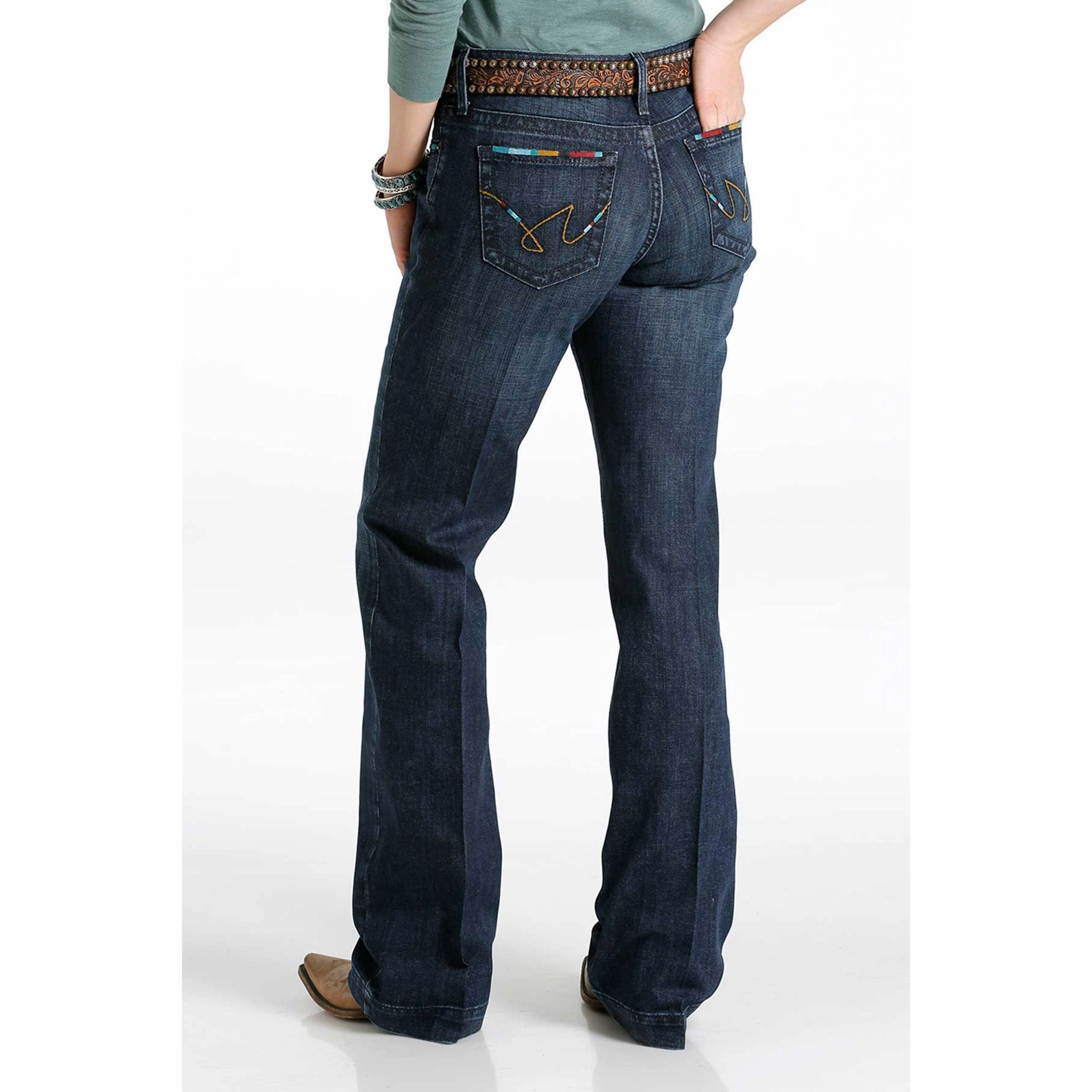 Unisex Friendly Cruel Denim Hayley Chevron Detailed Trouser