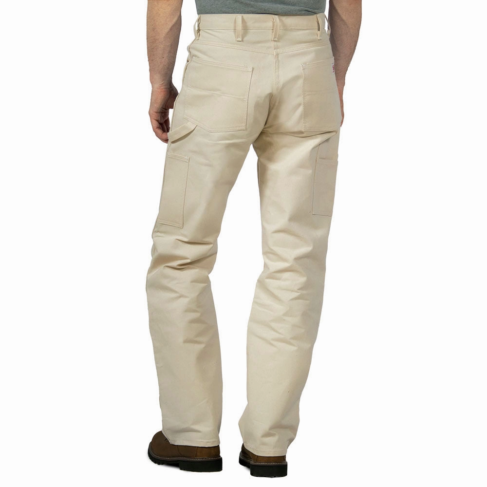 Odor Control Tech Everyday Loose Music Event #1101 Natural Drill Painter Double-Front Dungaree - MADE IN USA