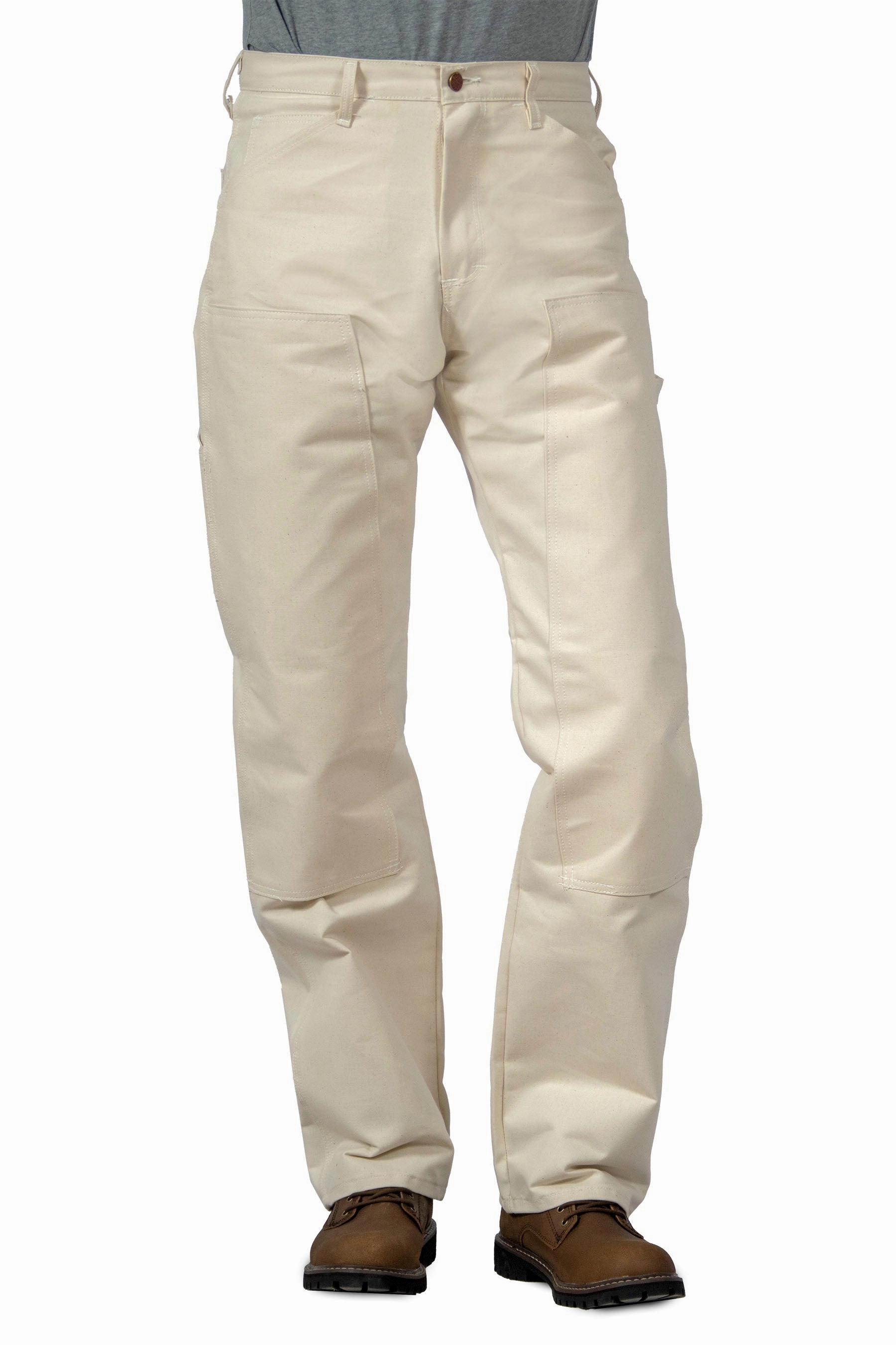 #1101 Natural Drill Painter Double-Front Dungaree - MADE IN USA Plain Favorite