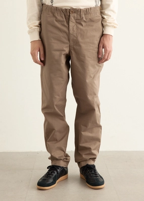 Gripper Waistband QuickReleaseFastenings Ezra Regular Mineral Dyed Fine Twill Trousers