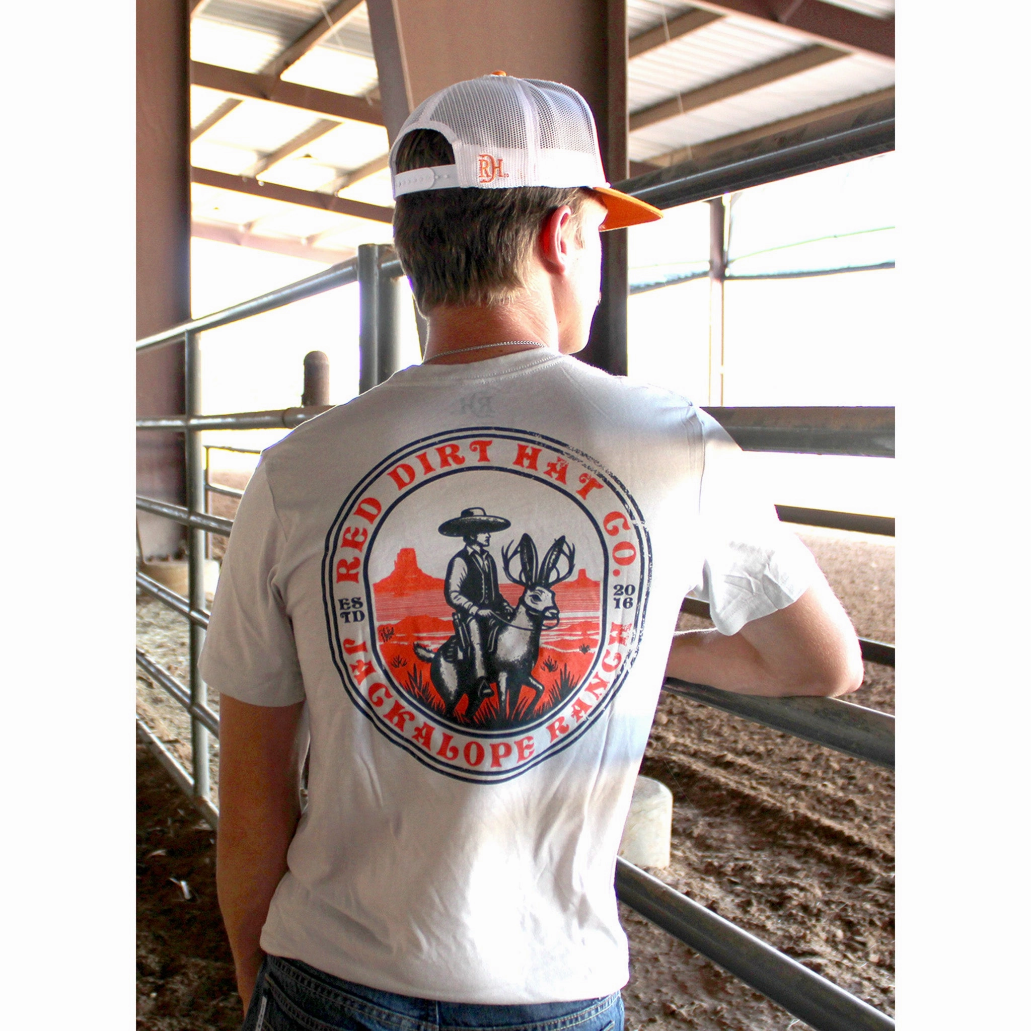 Perfect Fit Red Dirt Jackalope Trail Tee