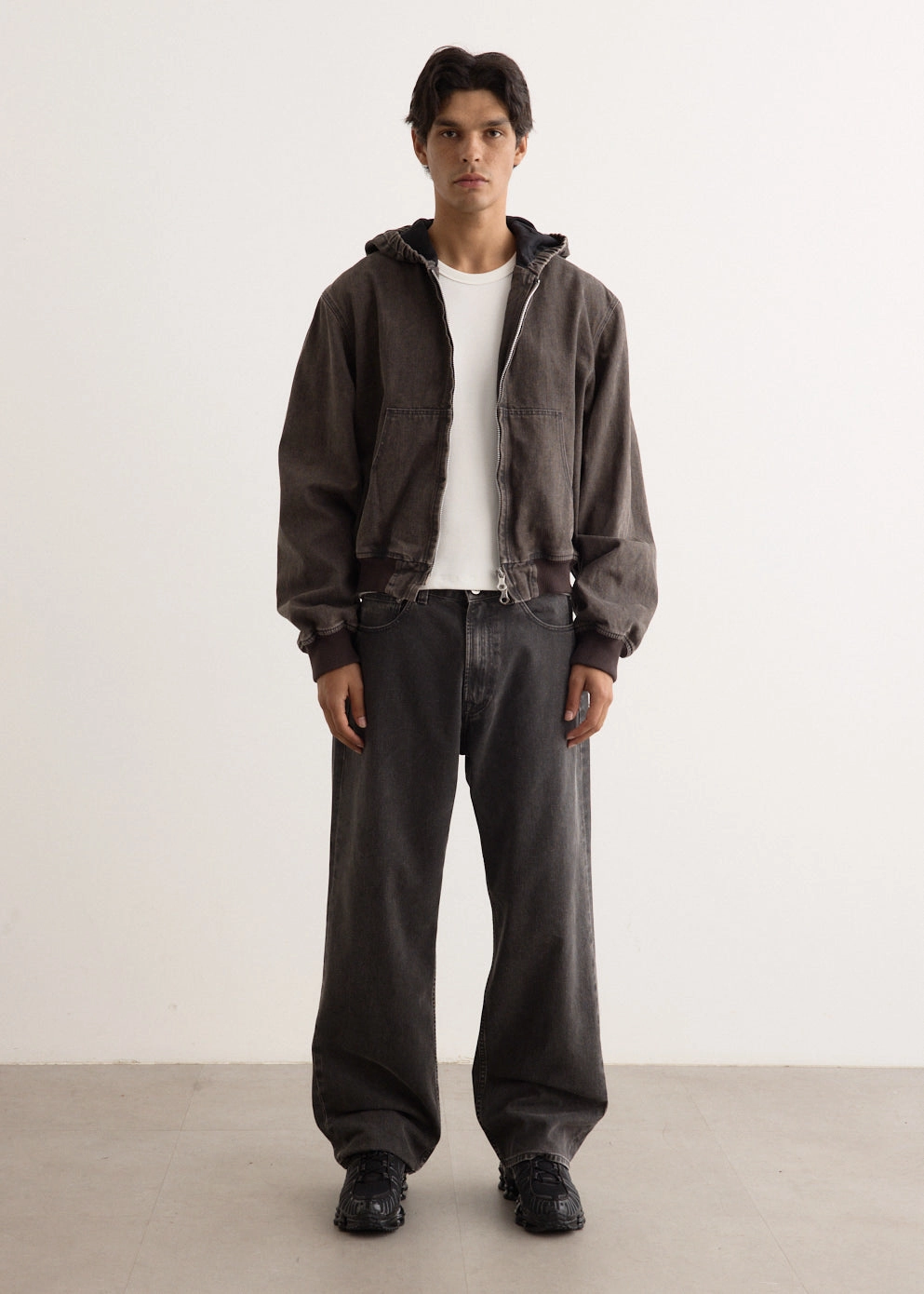 Everyday Classic Wear Comfy Comfy Waist Fit Third Cut Jeans