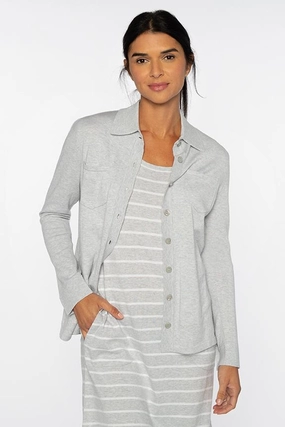 Knit Fit Easy Shirt Cardigan