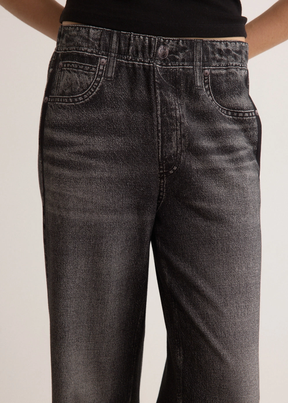 Smart Utility Breathable Mesh Panels Miramar Wide Leg Track Pants