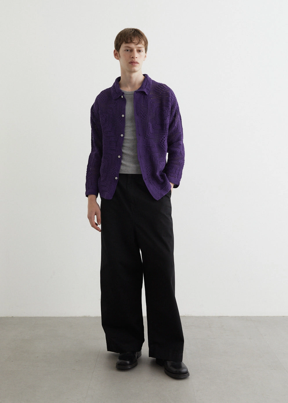 Trendy Vibes Crochet Overshirt