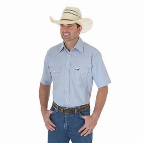 Eco friendly materials Wrangler Men's Authentic Cowboy Cut Work Shirt