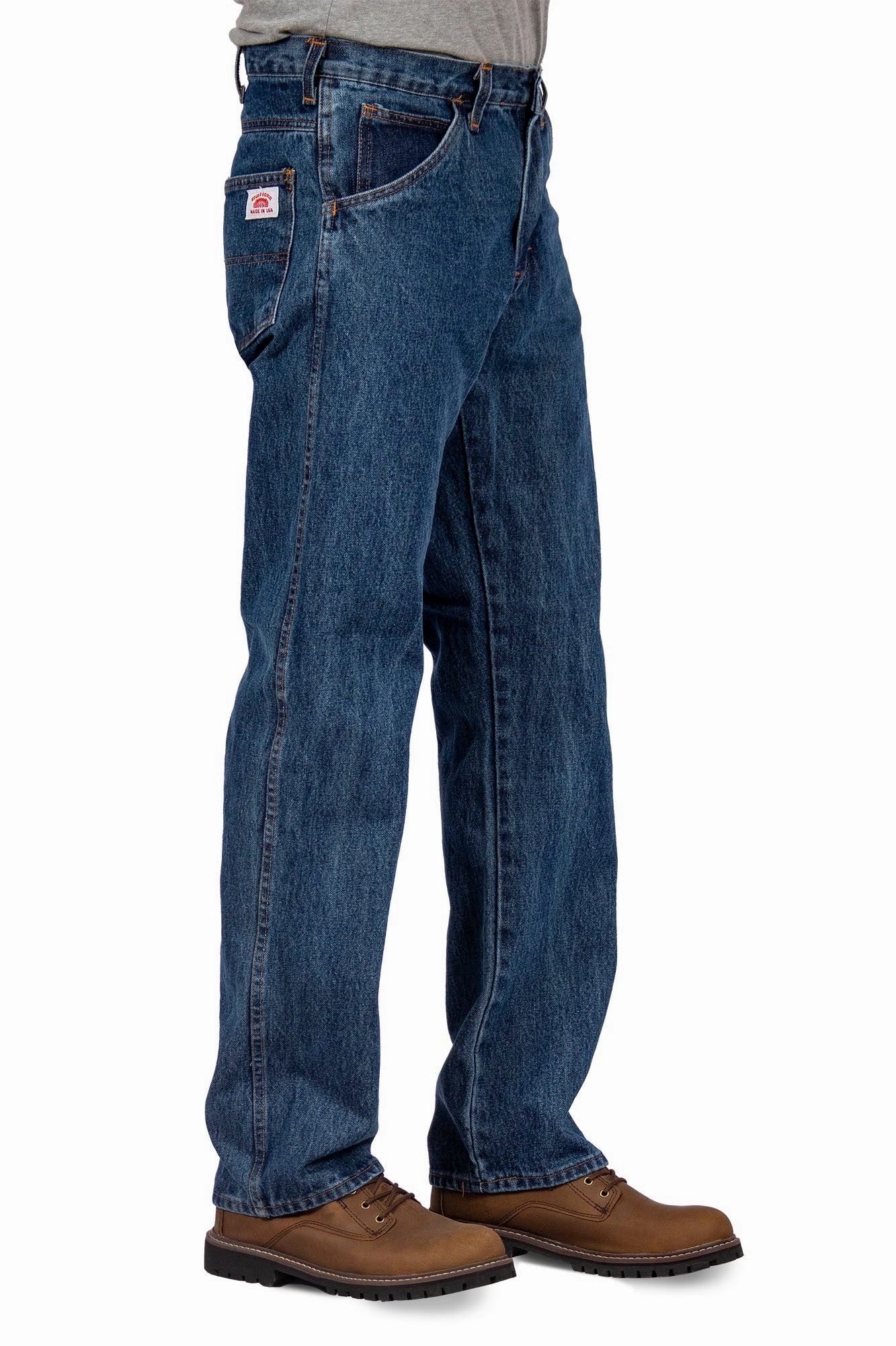 Stylish Vibrant Comfortable Tailoring #103 Stone Washed RELAXED FIT Everyday 5-Pocket Jean - MADE IN USA