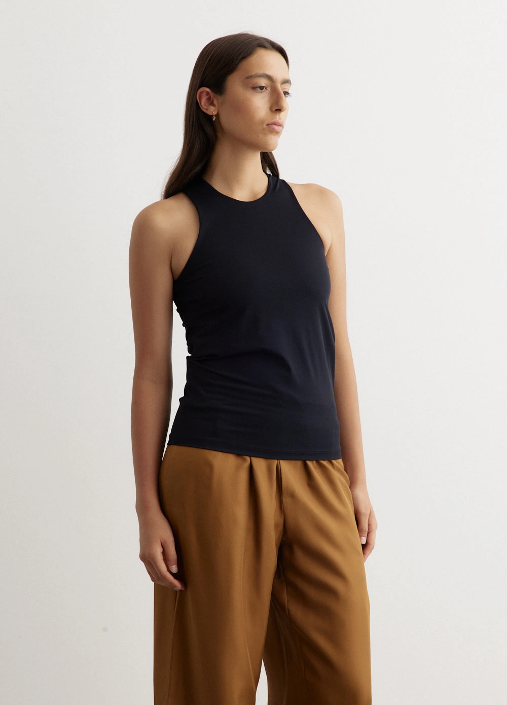 Polyamide Tank Top Expandable Waist Adjustment