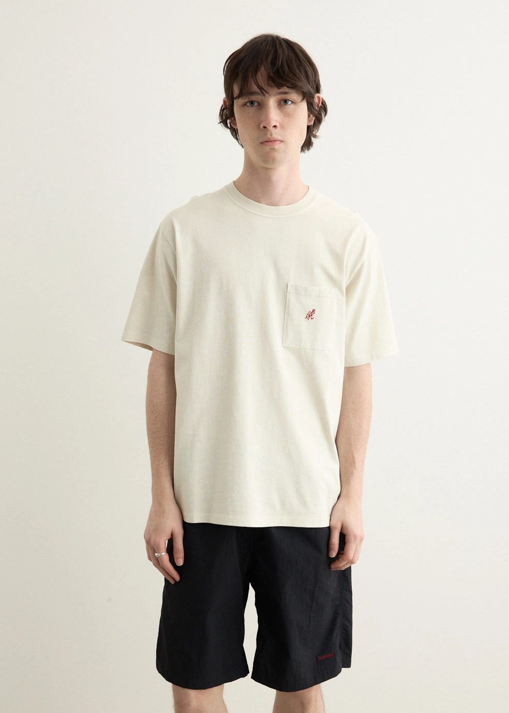 Elegant Pigment Dyed One Point T-Shirt