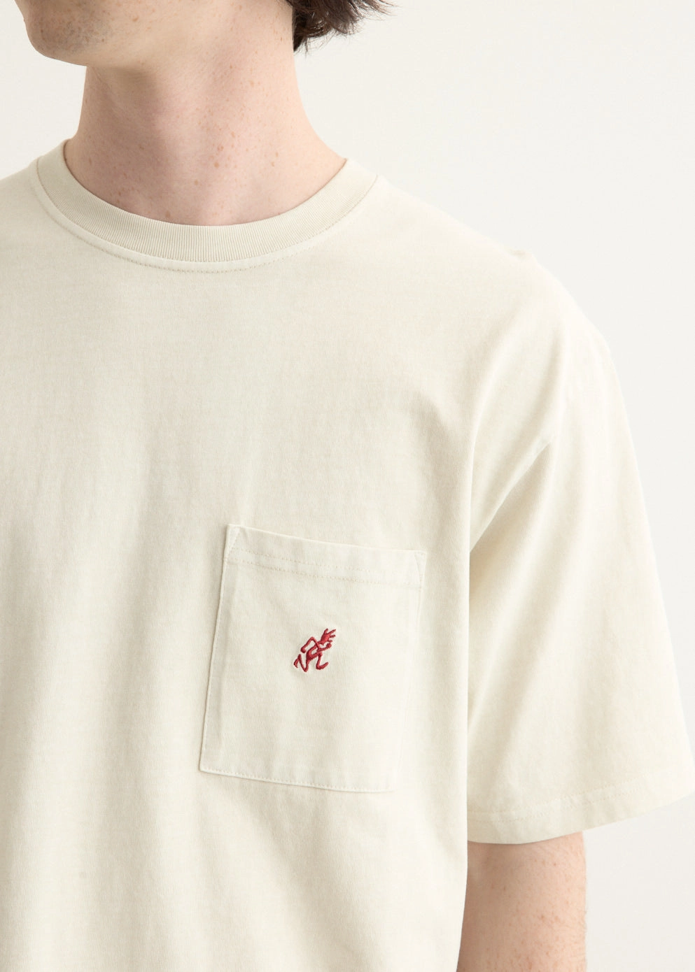 Pigment Dyed One Point T-Shirt Active Essentials