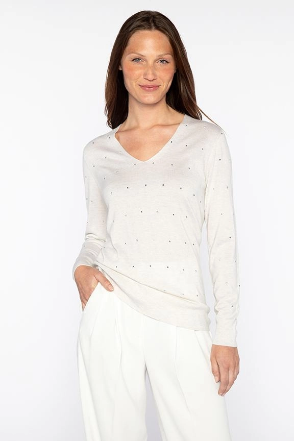 Fine Gauge Crystal Vee Layer Ready Fit