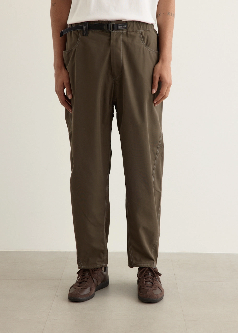 tailored look Soft Interior High Count Cloth Wide Pants