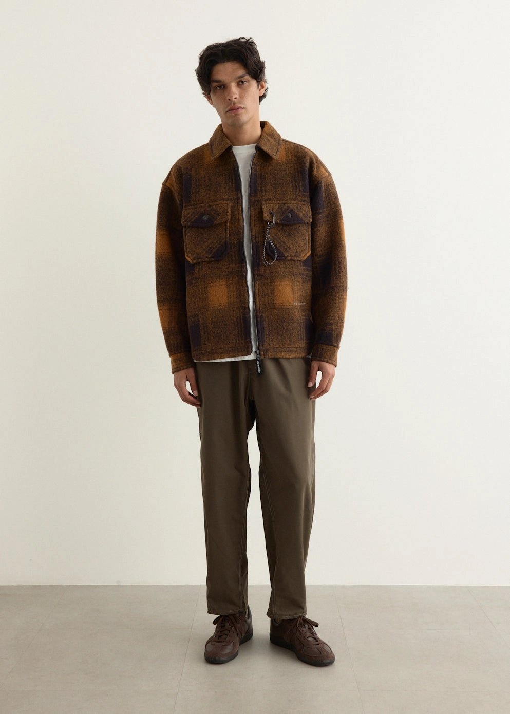 High Count Cloth Wide Pants Anti Friction Lining Practical Style