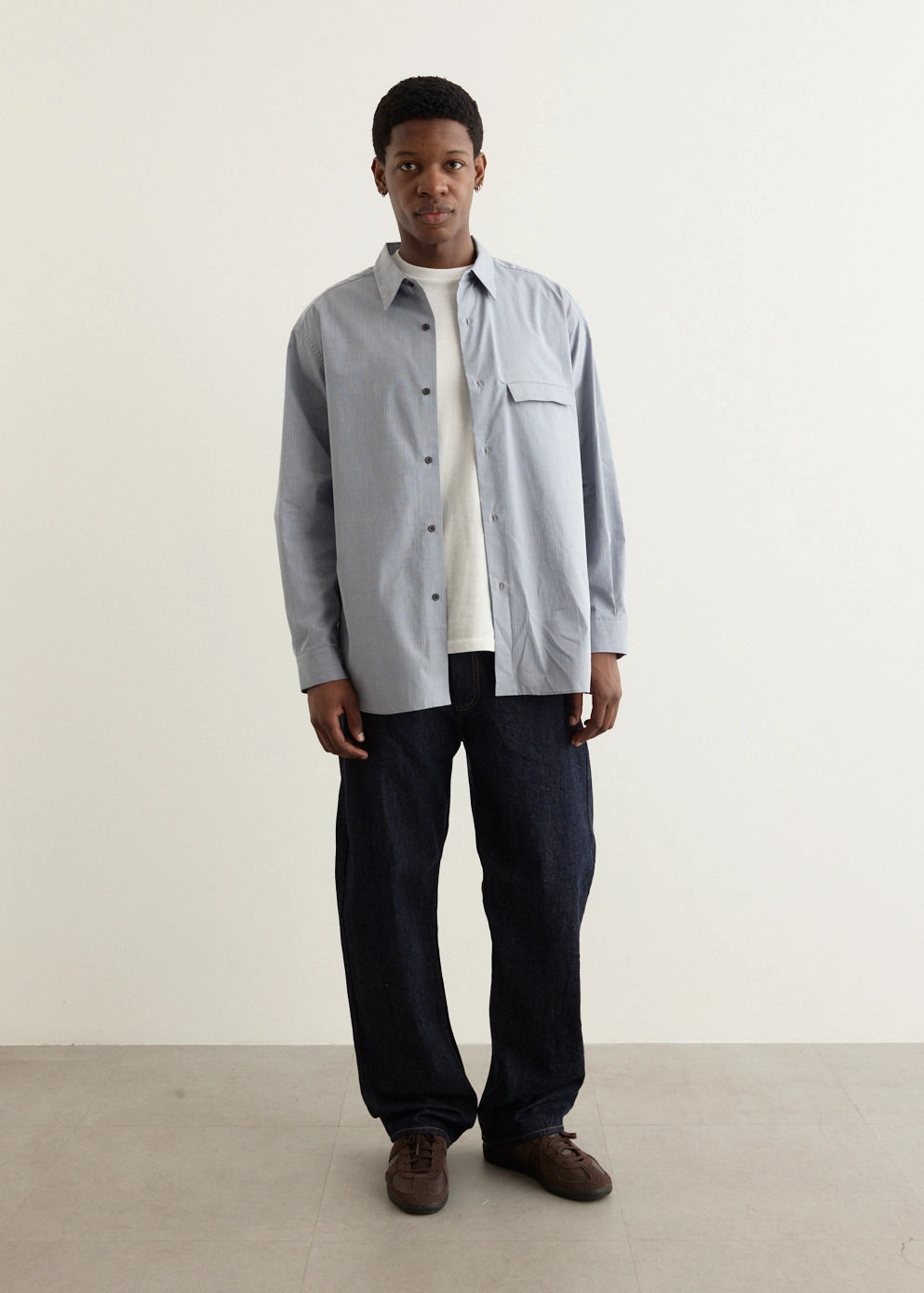 Minimal Fashion Five Pocket Selvedge Denim Pants