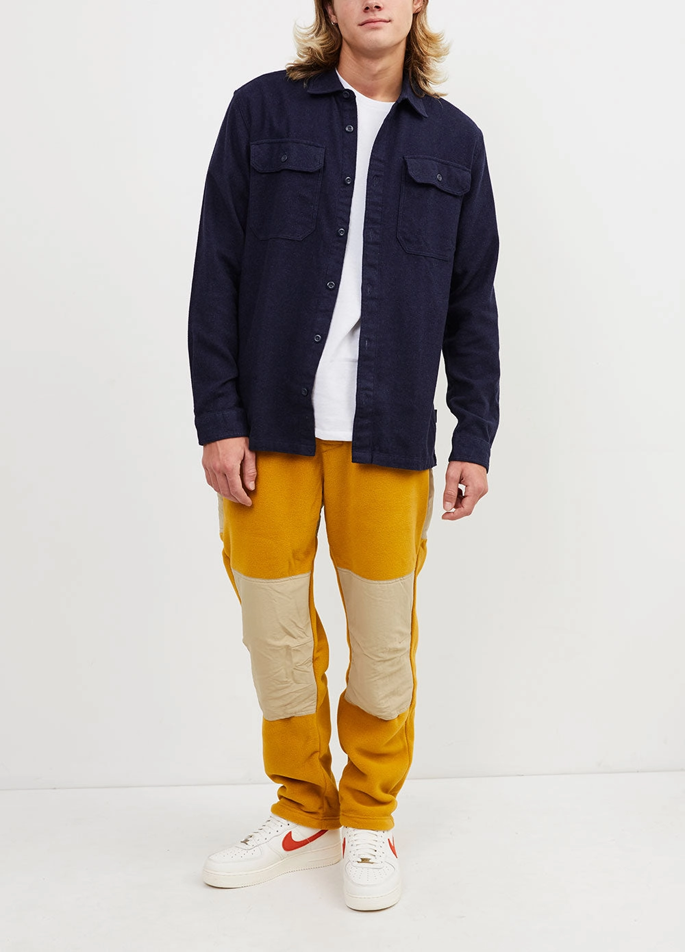 Smooth Cotton Blend Fjord Flannel Shirt