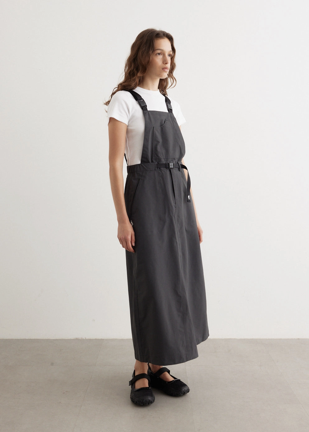 Women's Hardshell Skirt perforated design Hand Painted