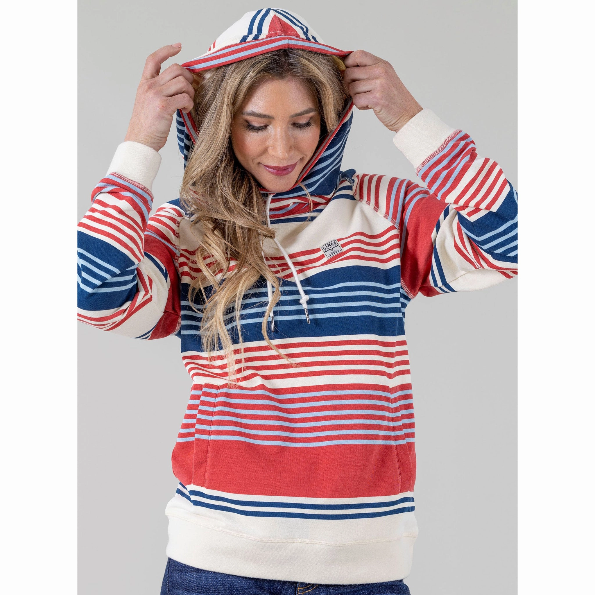 Kimes Ranch Women's Golinda Pullover Hoodie TwoToneEffect RecycledPolyester