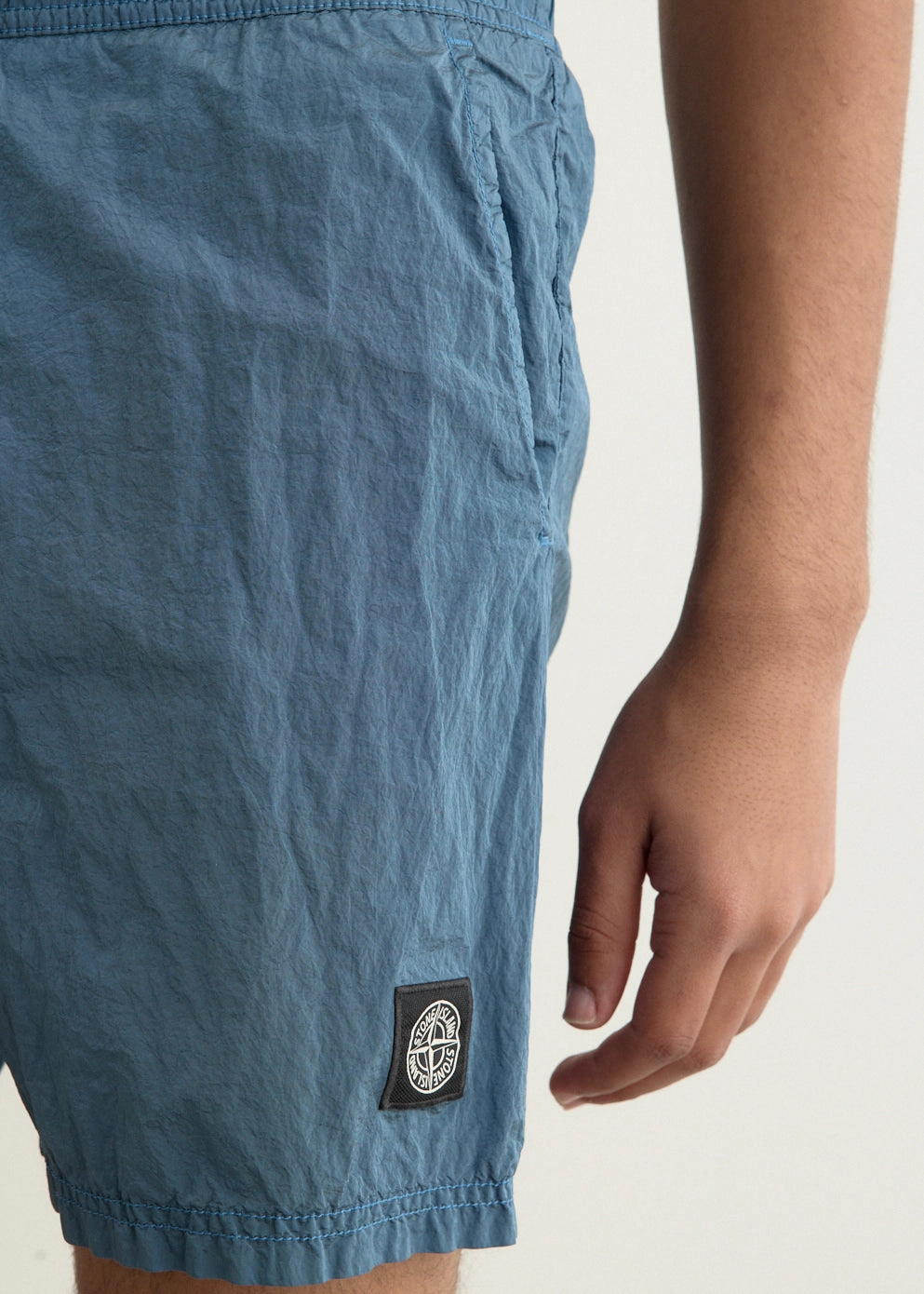 Iridescent Nylon Shorts Stain Resistant Treatment holiday apparel