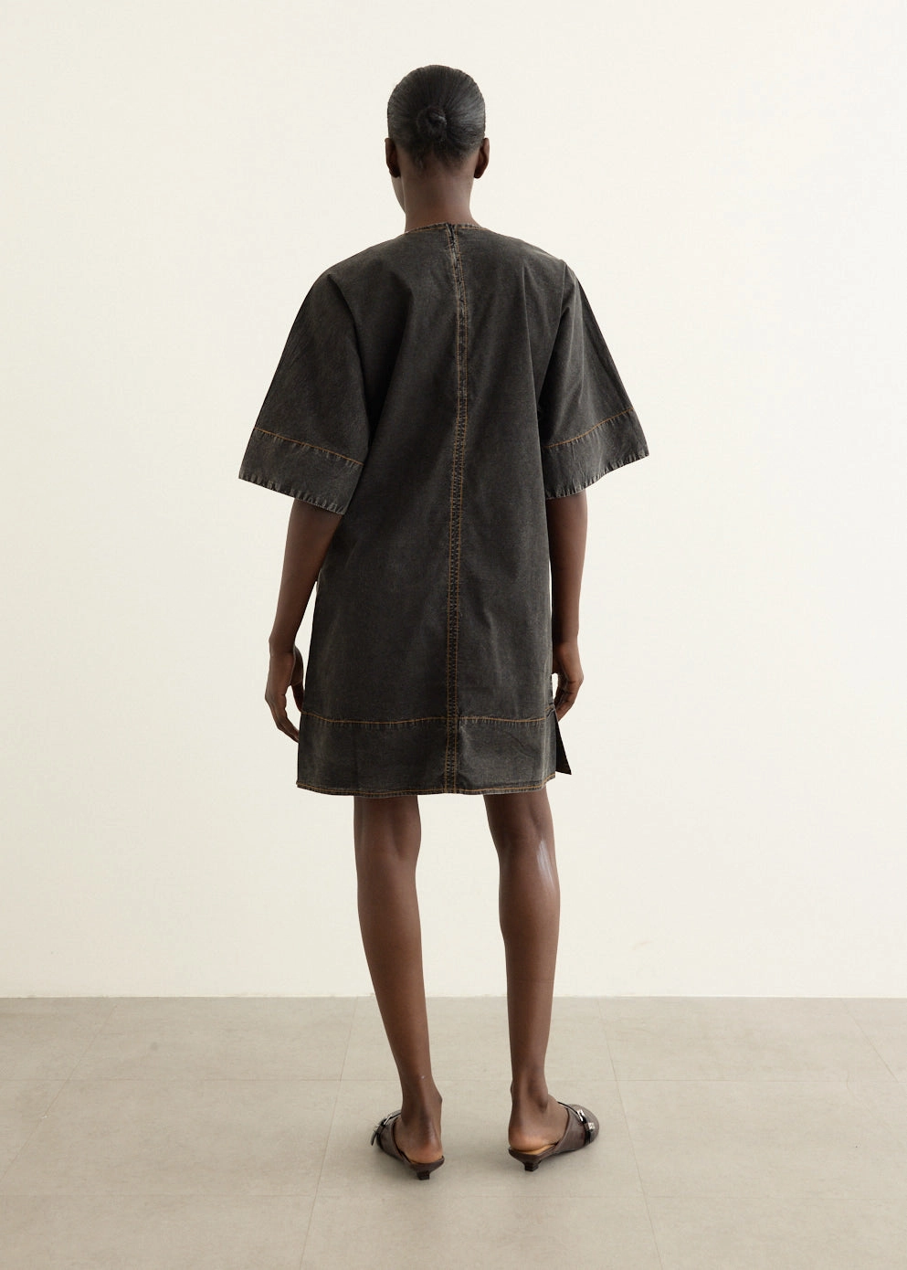 Soft And Comfortable Washed Kimono Dress