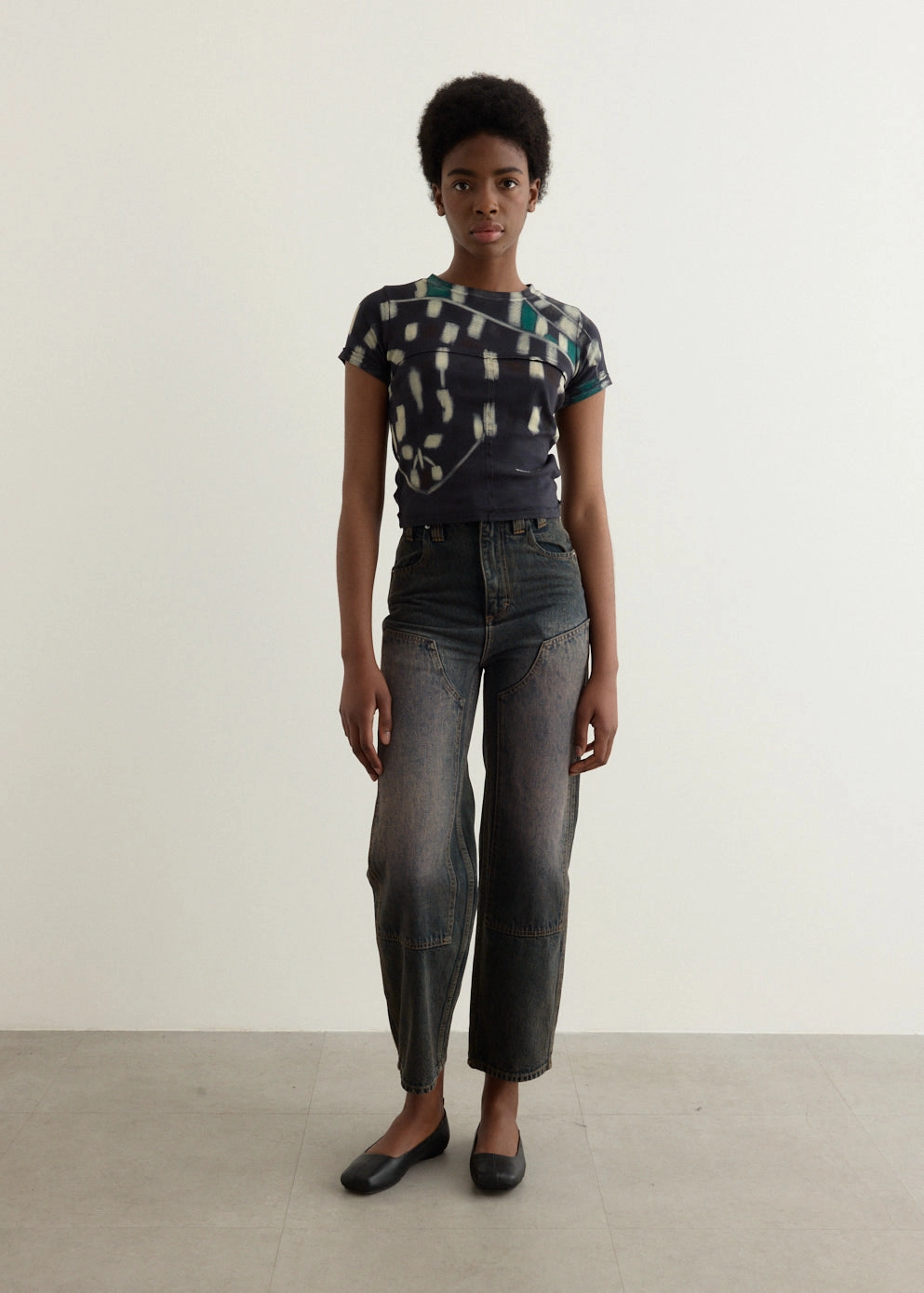 Double Knee Baggy Jeans Evening Stroll Urban Explorer