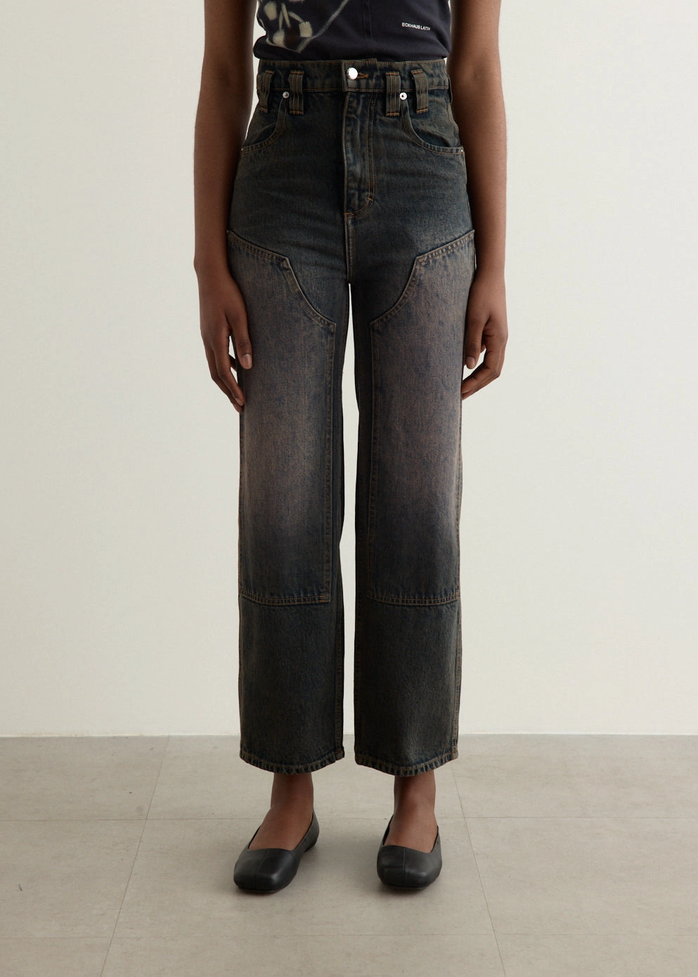 Double Knee Baggy Jeans Brunch Outfit Casual Total Comfort