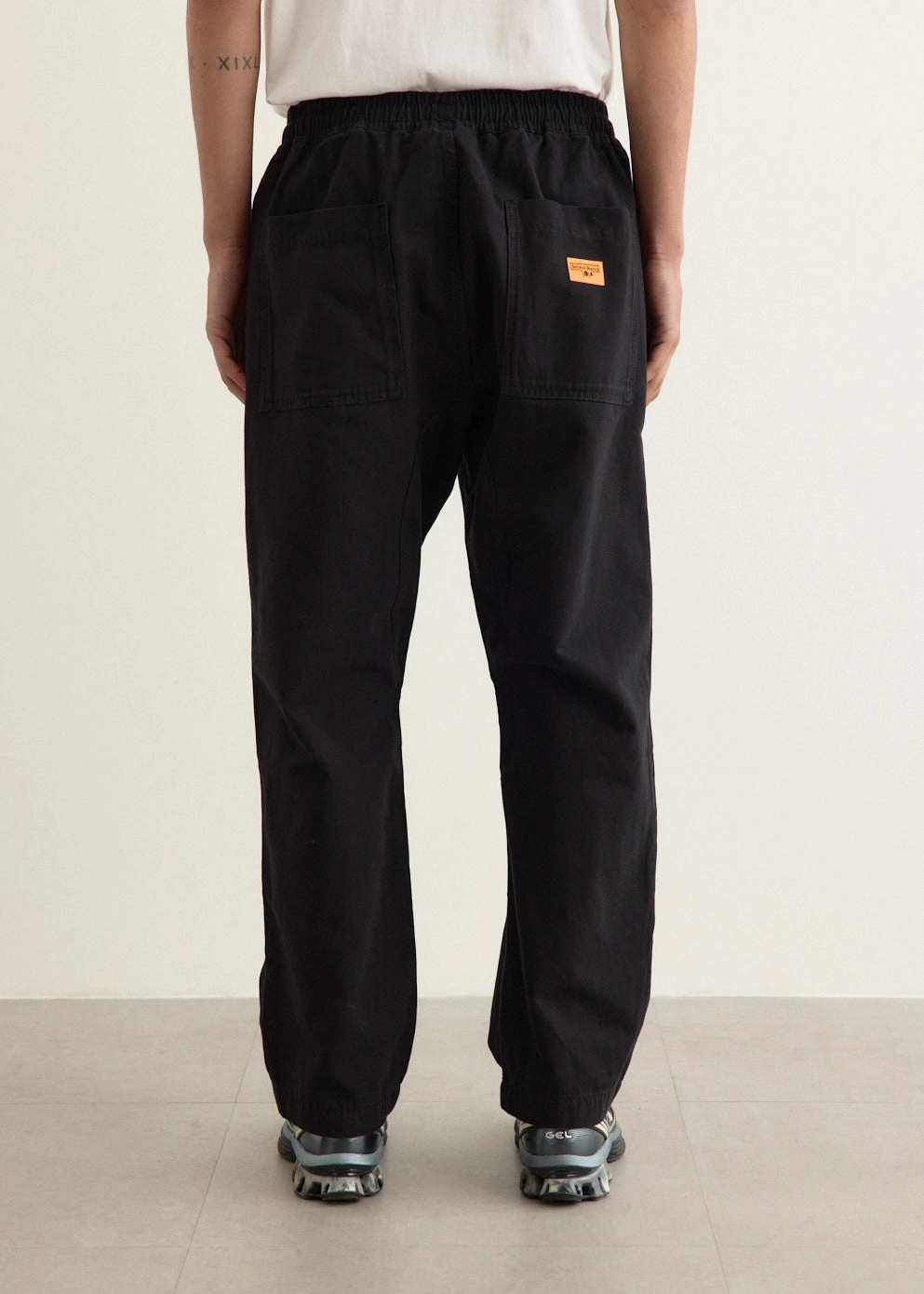 Classic Chef Pants Frayed hem Relaxed Comfort Look