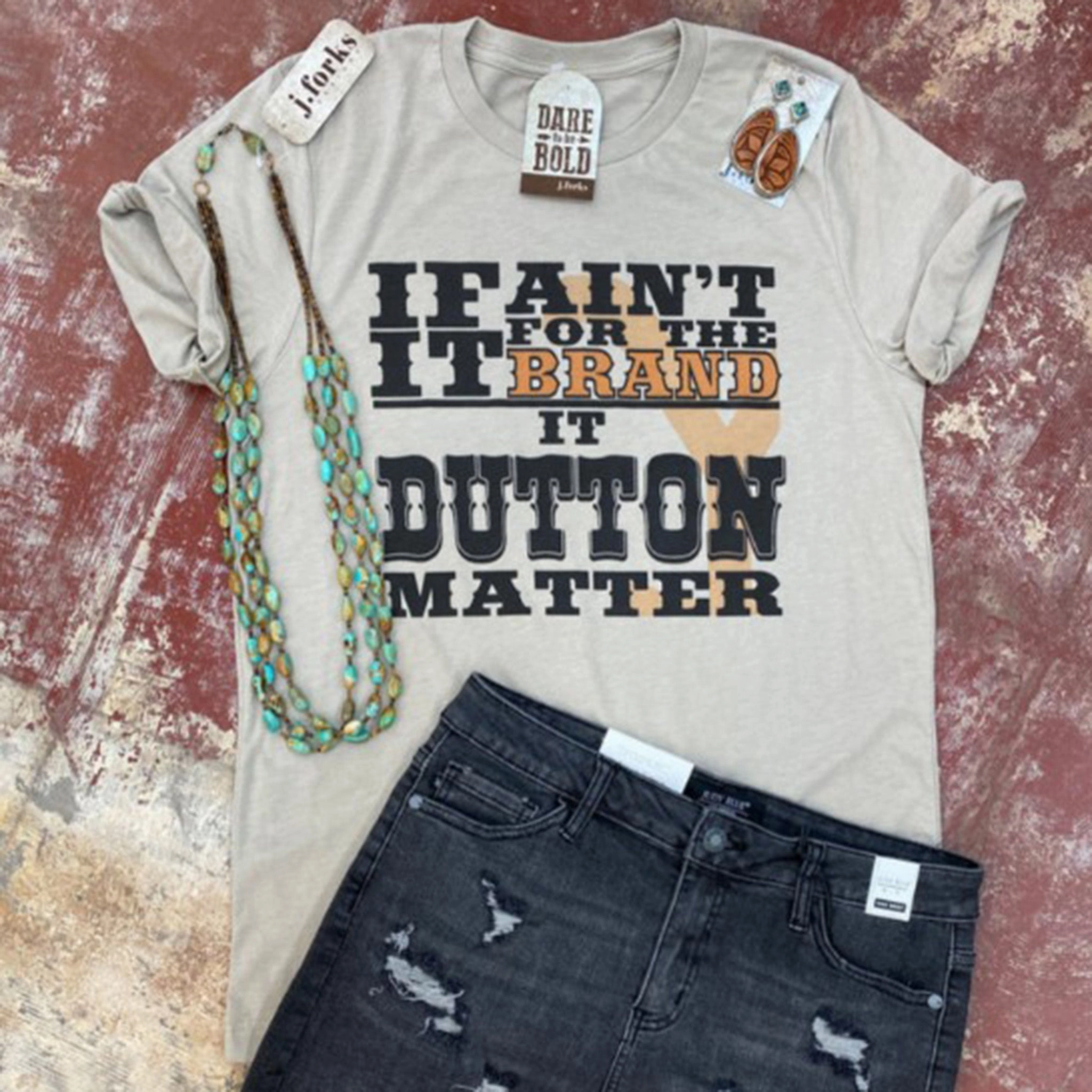 NonChafe Tag Placement Ventilated Back Panel Women's Yellowstone Dutton Matter T-Shirt