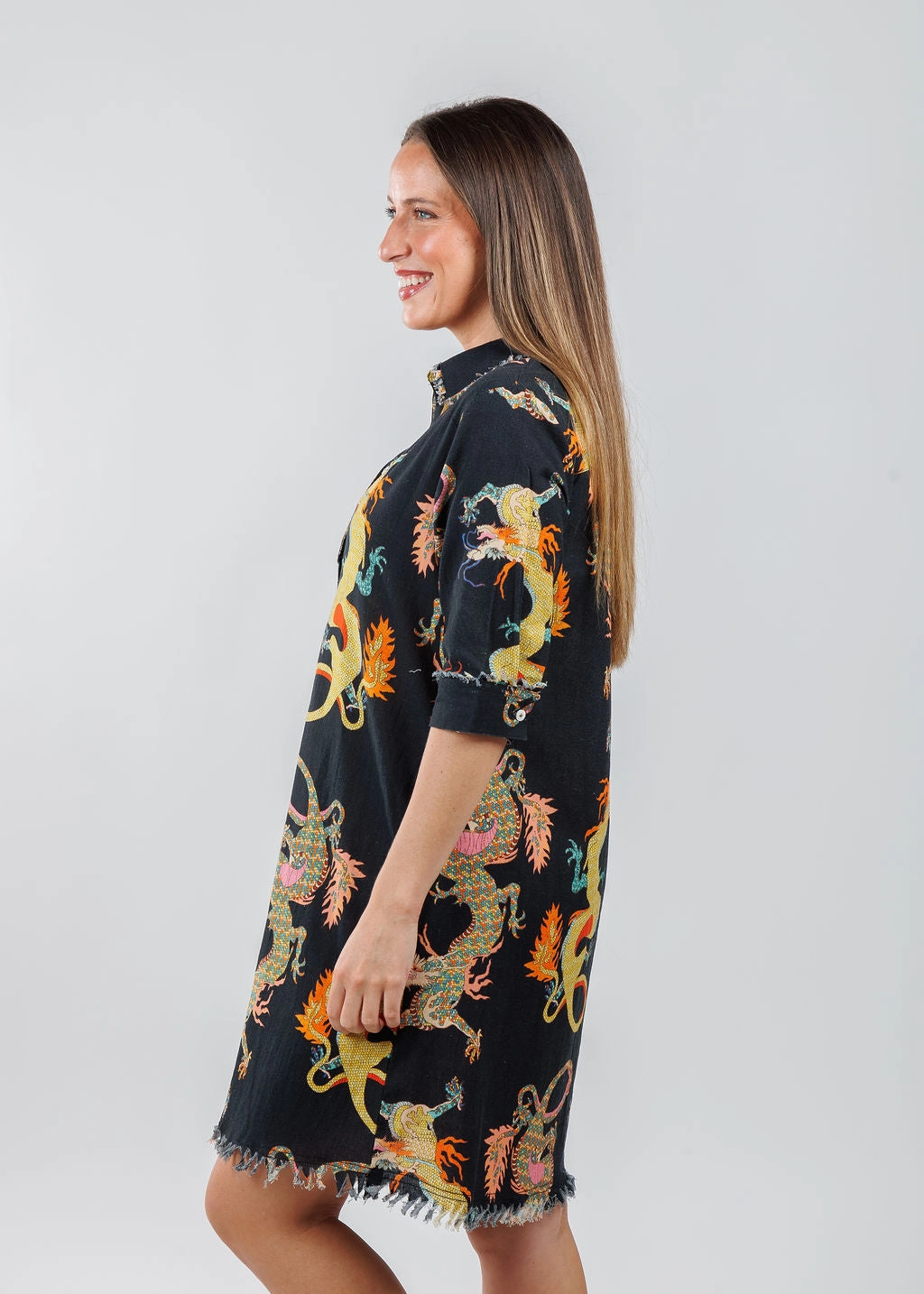 Chatham Dress - Black Dragon Smooth Mood Relaxed Style Wear