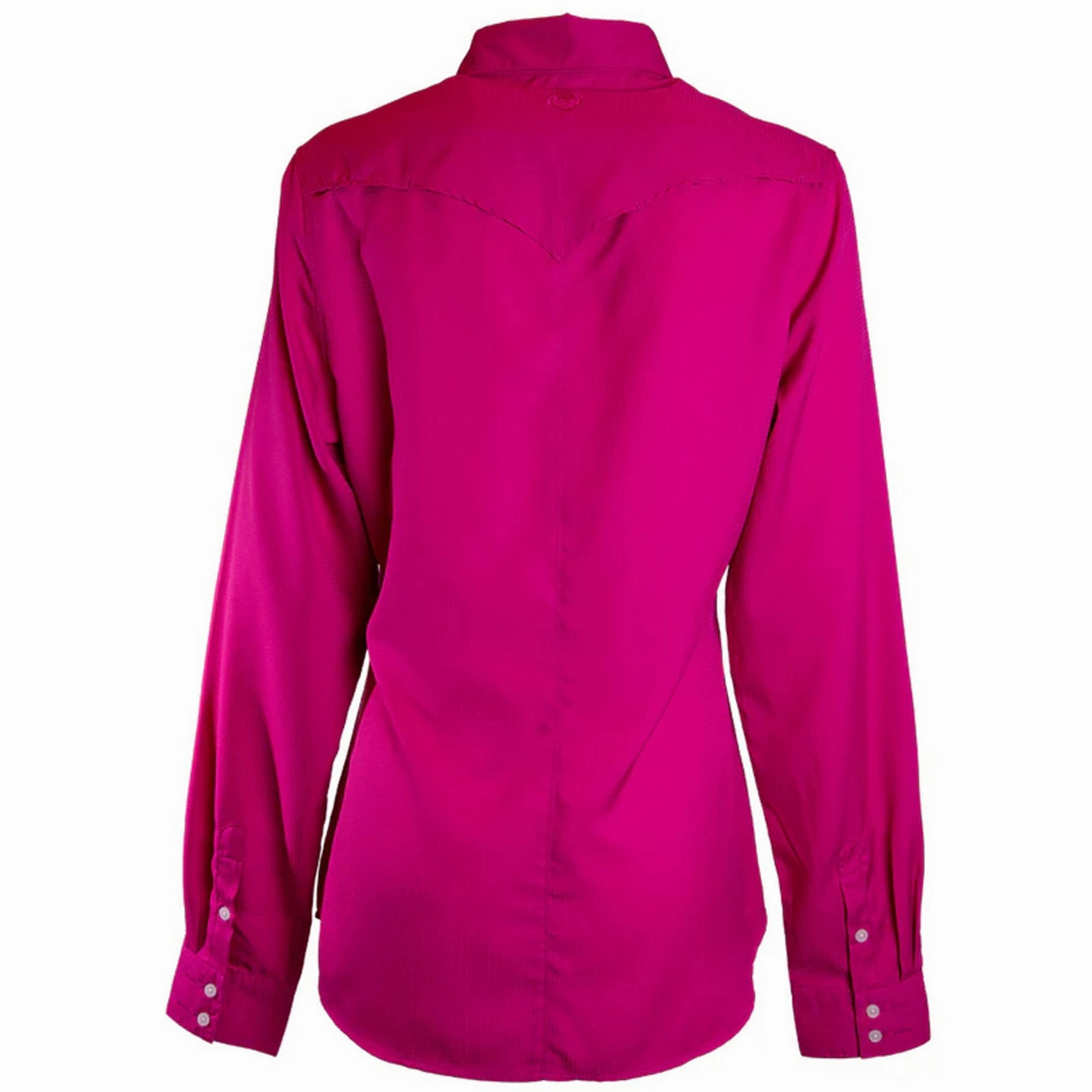 GarmentWashed Softness Hooey Women's SOL Comp Fushia Long Sleeve