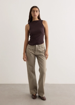 Crowd Pants Relax Fit Design Casual Vibes