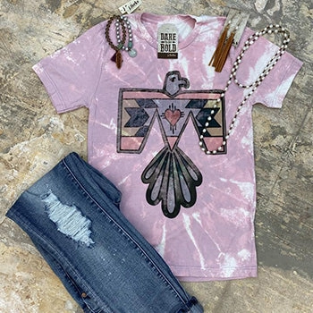 J. Forks Bleached Thunder Lover Tee Flexible Neckline TearResistantWeave