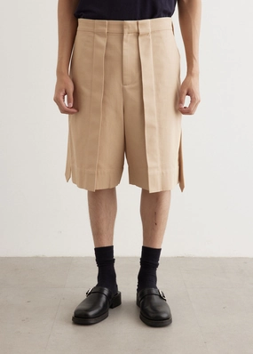 Breeze Friendly Quick Fit Style Folded Front Pleat Shorts