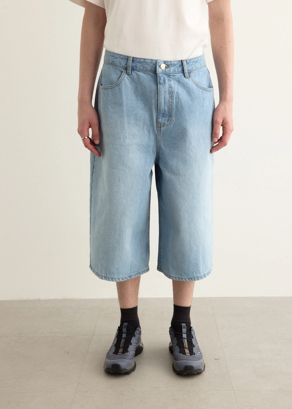 Significant Denim Bermuda Shorts meditation wear