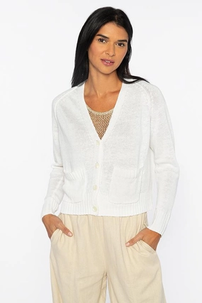 Crop Button Cardigan Cozy Layers