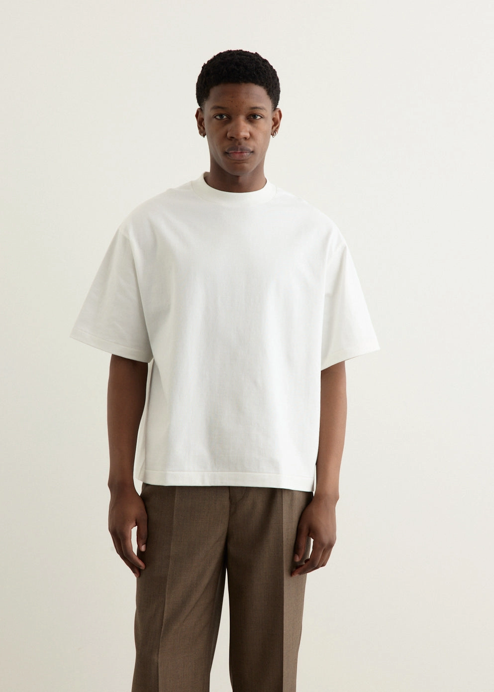Fresh Outfit Style Suvin Supima Tube Half Sleeve T-Shirt
