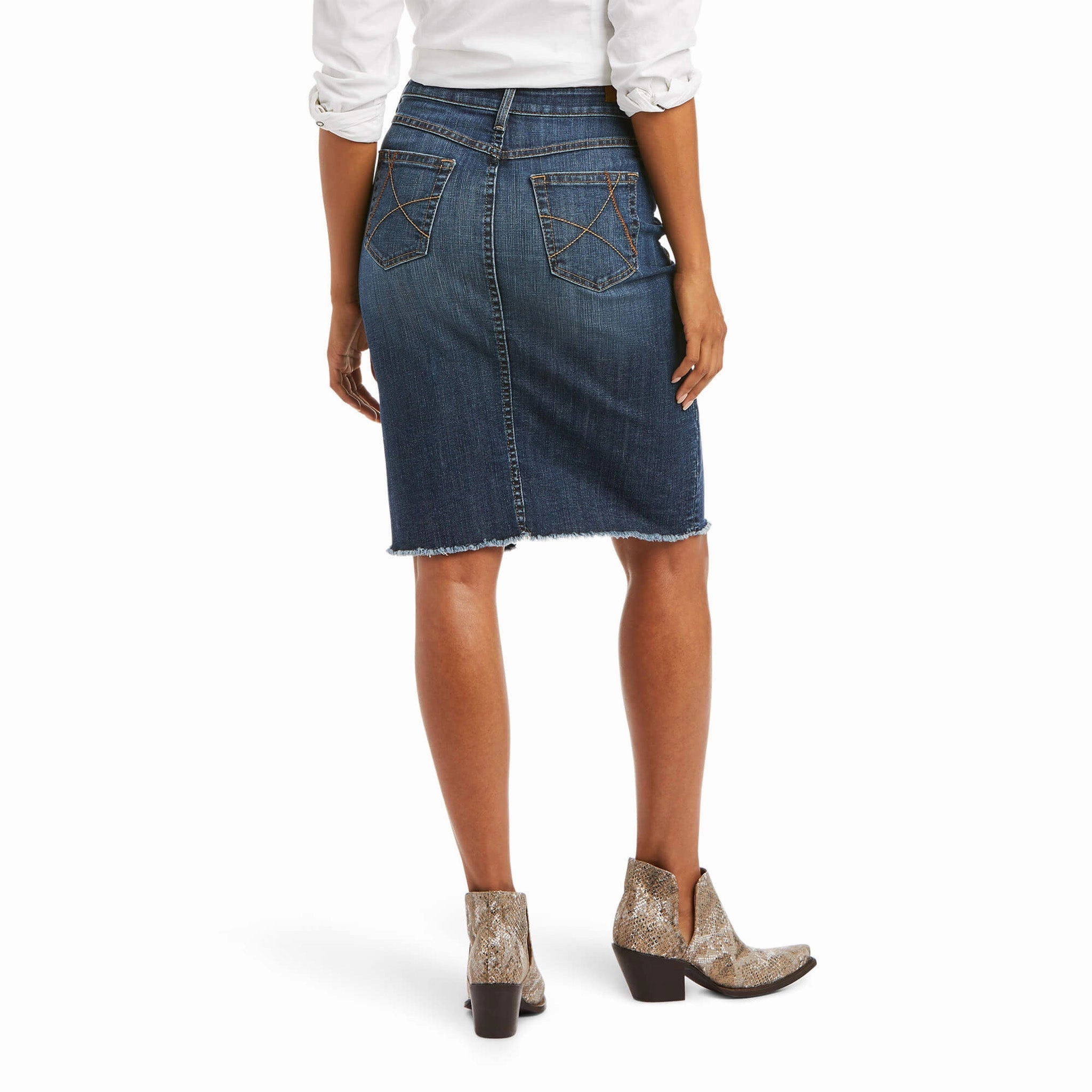 breathable-mesh Lux Look Ariat Women's Goldie Denim Skirt
