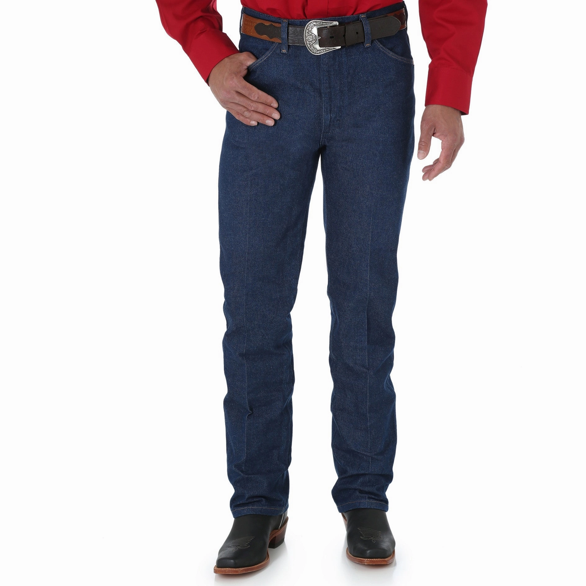 Men's Original Slim Fit Wrangler Cowboy Cut? Classic Comfort Athlete Fit Holiday Vibes