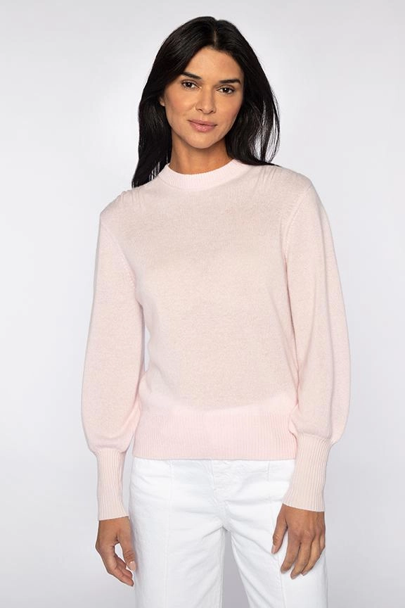 Gathered Shoulder Crew Timeless Layer