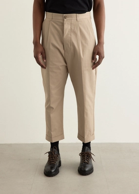 High Rise Design Oversized Carrot Trousers