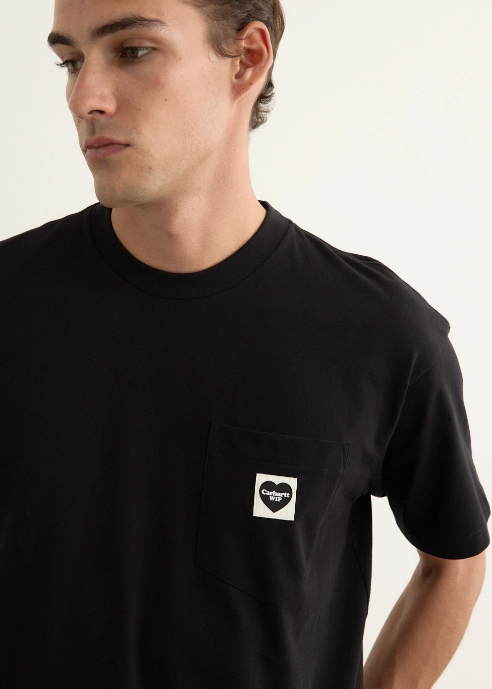 Casual All-Day S/S Pocket Heart T-Shirt