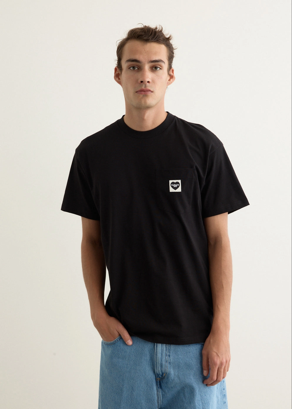 S/S Pocket Heart T-Shirt Everyday Essential